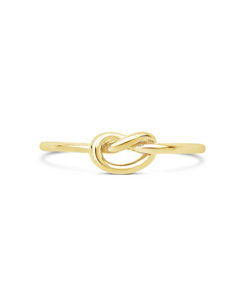 Sterling Forever Love Knot Ring White US 10 2