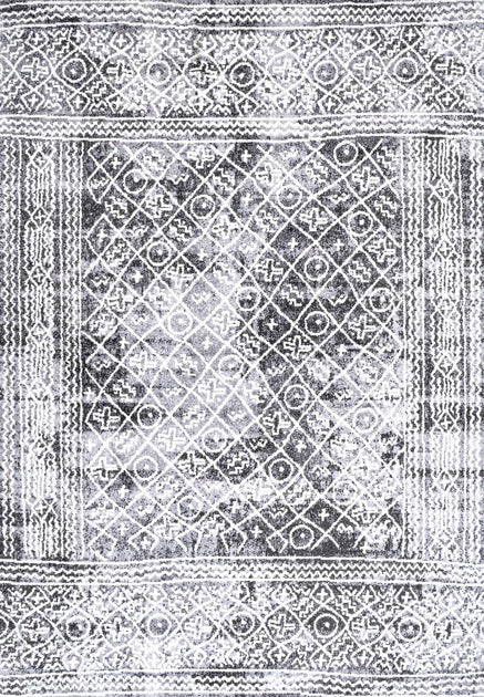 Jonathan Y Iften Area Rug Black/Ivory 3