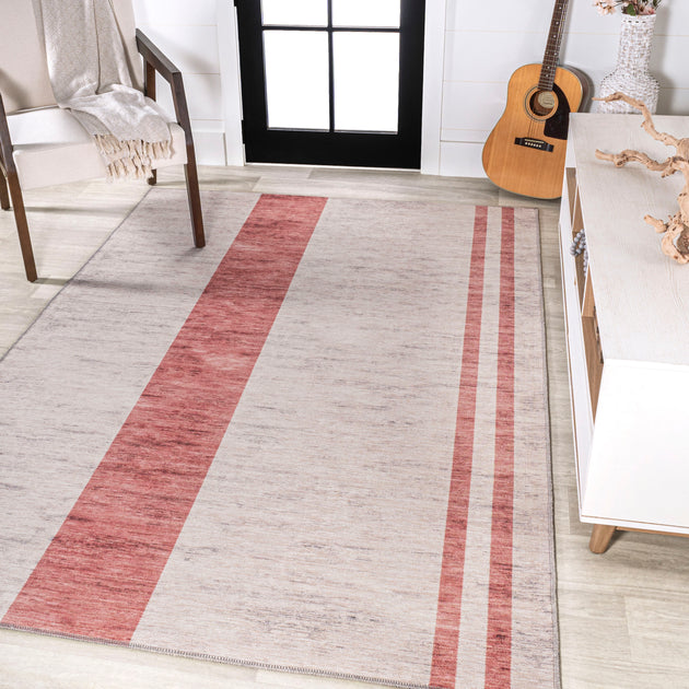Jonathan Y Raita Area Rug Ivory/Pink 2