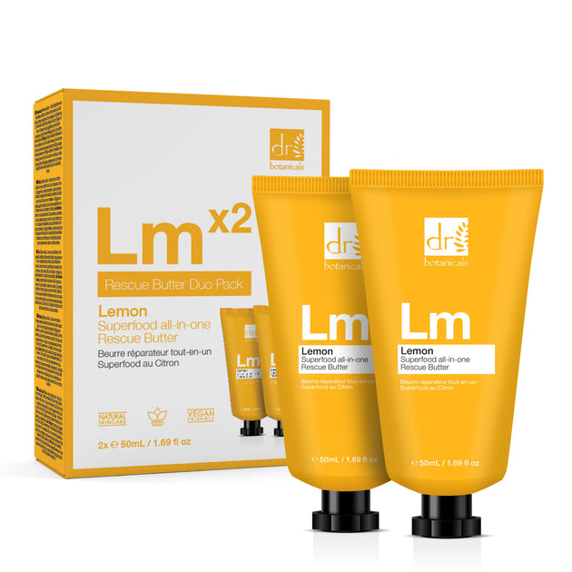 Dr Botanicals Lemon Superfood All-In-One Rescue Butter Duo Pack 100ml 2