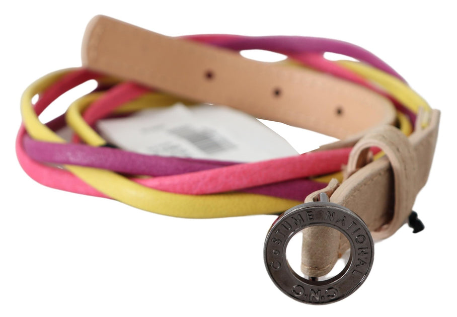 Costume National Twisted Leather Circle Buckle Women display picture 2