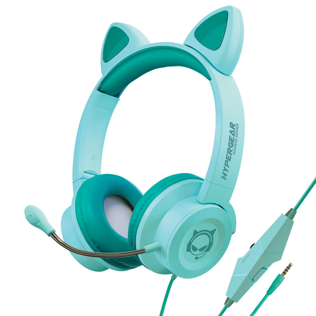 Casque Gaming HyperGear Kombat Kitty Turquoise Violet 2