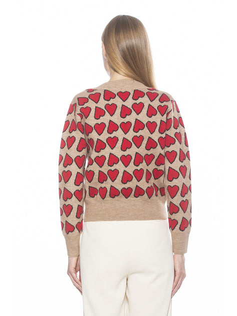 Alexia Admor Love Cardigan Brown XL 4