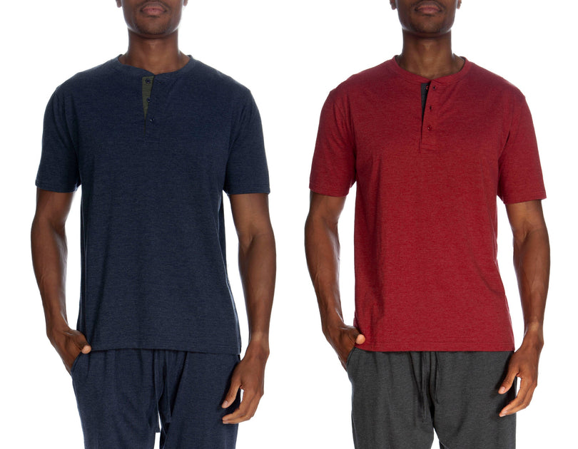 Unsimply Stitched Henley Manches Courtes Multi XLarge 5