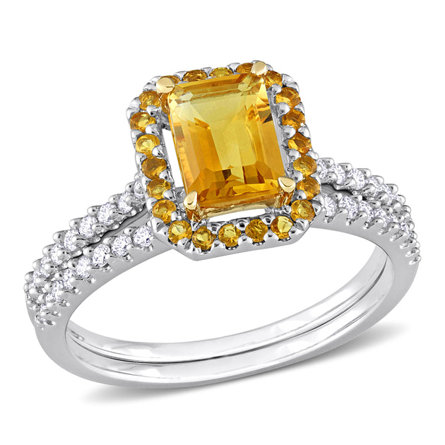 Mimi & Max Bridal Ring Set Orange US 9 2
