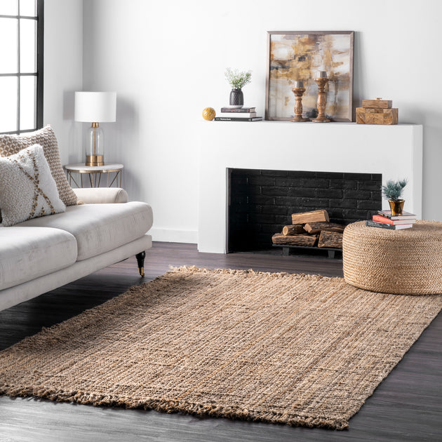 nuLOOM Hand Woven Chunky Loop Jute Rug 2