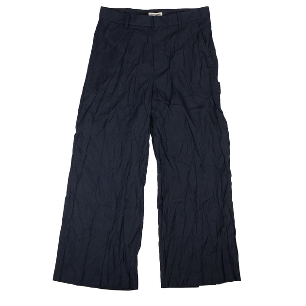Opening Ceremony Collegiate Navy Silky Carpenter Pants Blue US 8 2
