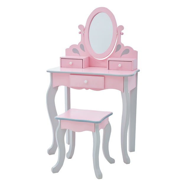 Teamson Kids TD-12851A Vanity Set Pink 2