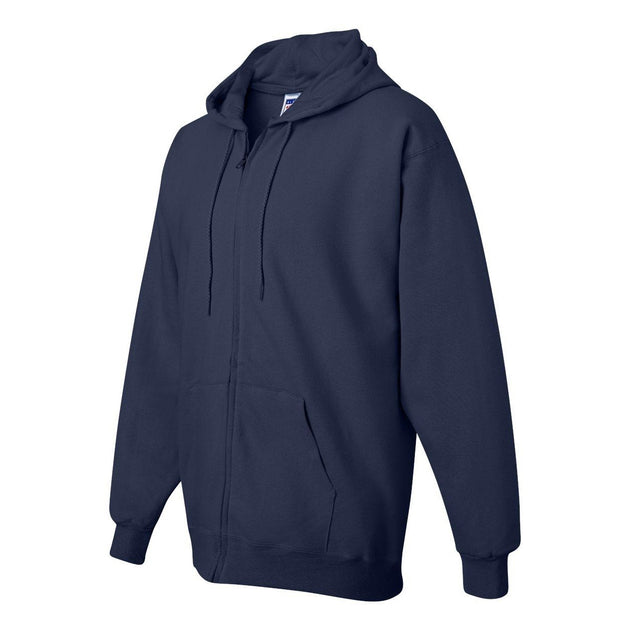 Hanes Ultimate Cotton Kapuzenpullover mit Reißverschluss Blau Small 4