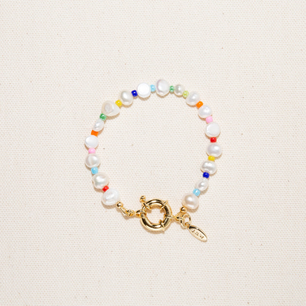 Joey Baby Pearl Bracelet White Medium 2