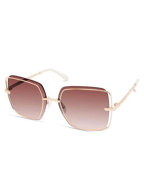 Guess Silver Metal Sunglasses