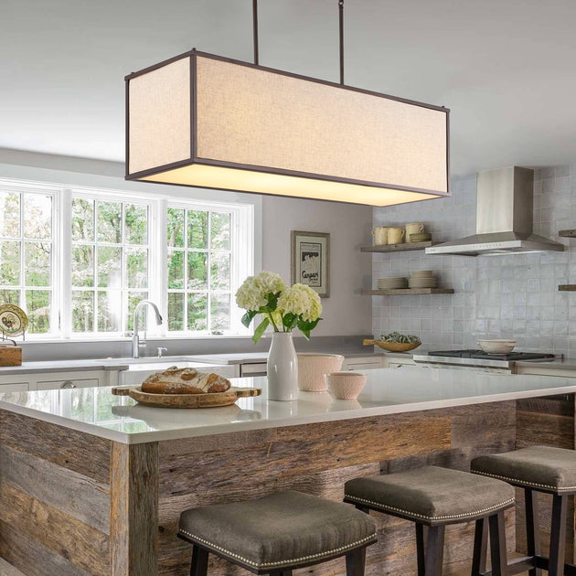 Jonathan Y Cole 4-Light LED Pendant Black 42 inch 4