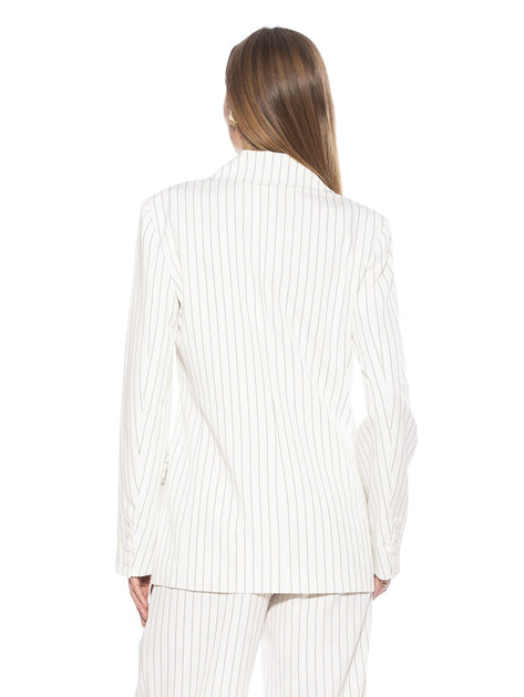 Alexia Admor Indigo Pinstripe Blazer US 10 5