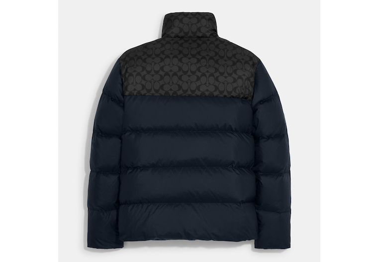 Coach Outlet Colorblock Signature Puffer Jacket