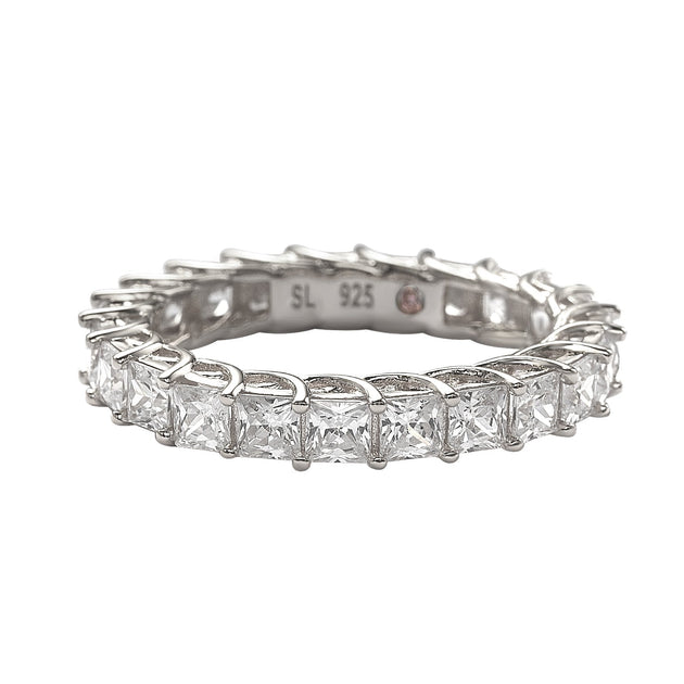 Suzy Levian Eternity Band Silver US 6 4