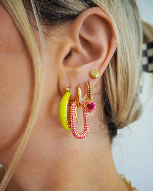 LUVAJ Simone Loop Hoops Gold