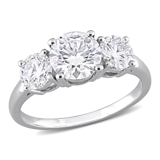 Mimi & Max Three-Stone Engagement Ring Silver US 10 2
