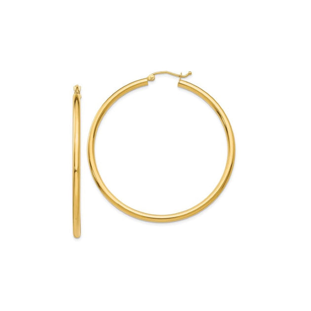 Liv Oliver Hoop Earrings Silver 2