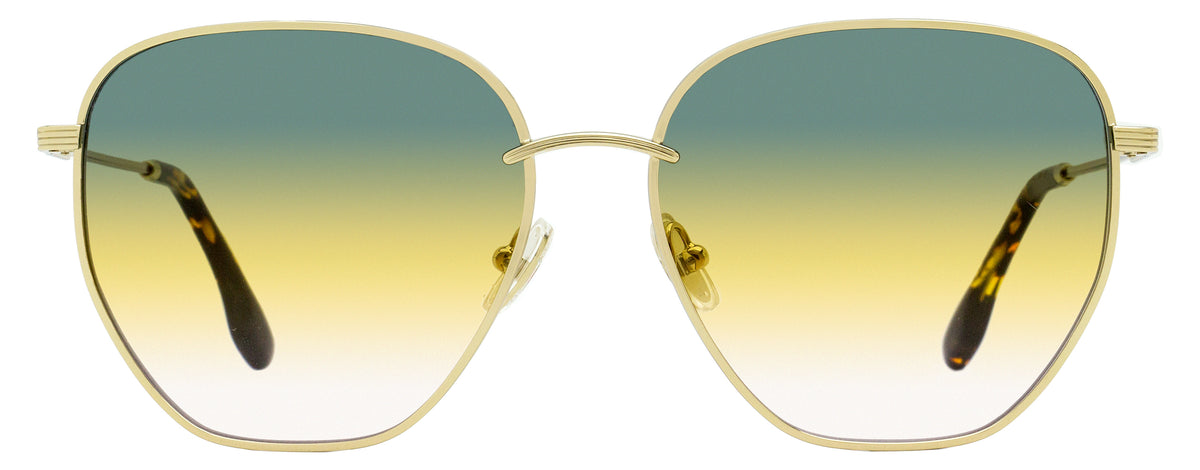 Victoria Beckham Women's Tea Cup Sunglasses Vb219s 727 Gold