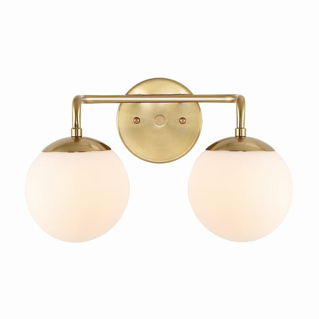 Jonathan Y Louis 2-Light Vanity Brass 3