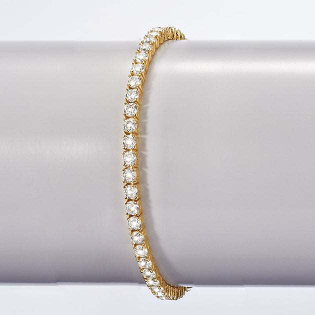 Ross-Simons Cubic Zirconia Tennis Bracelet Silver 8