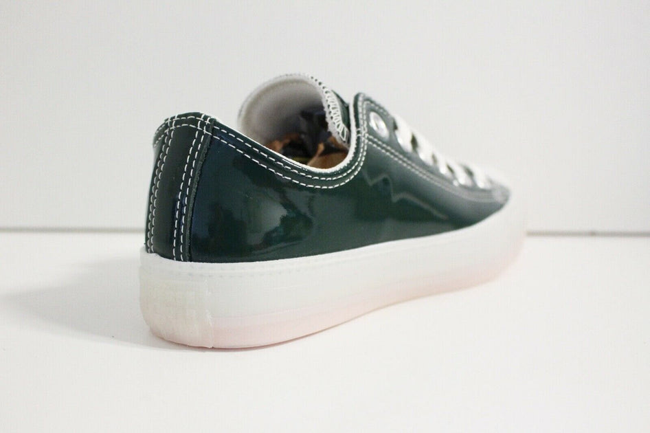 Converse Chuck Taylor All Star OX Deep Emerald Leather Sneakers Green US 8 4