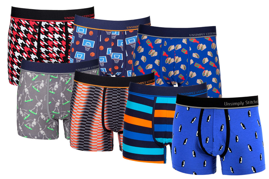 Unsimply Stitched Boxer Trunk 7 Pack Multi XL 5