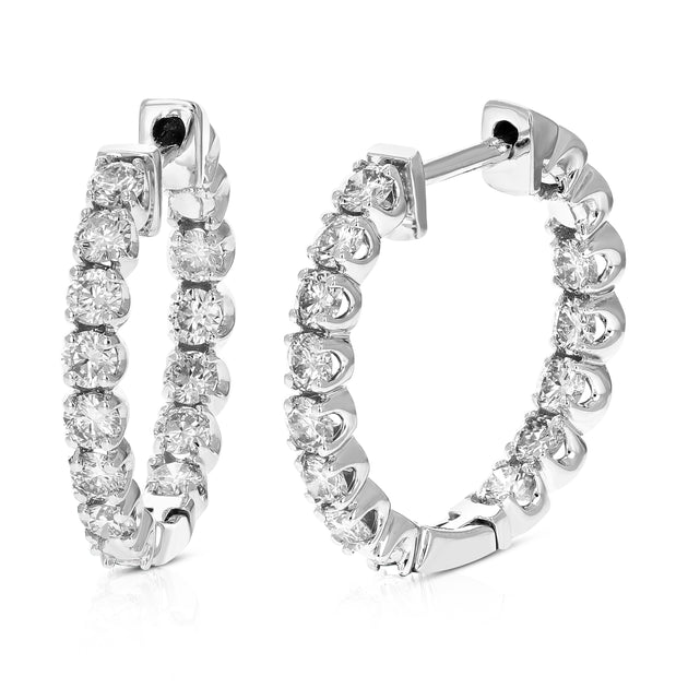 Vir Jewels Hoop Earrings Silver 2