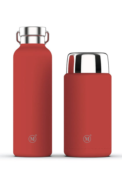 Minimal Insulated Food Jar and Flask Peach 25oz 2