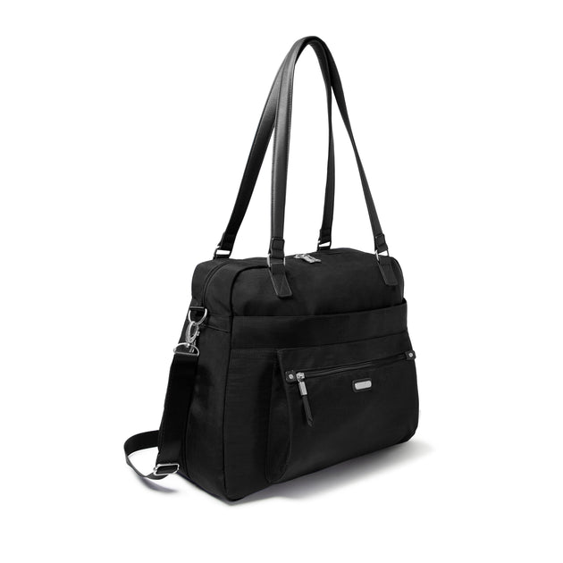 baggallini Overnight Expandable Laptop Tote Weekender Bag Multi One Size 5