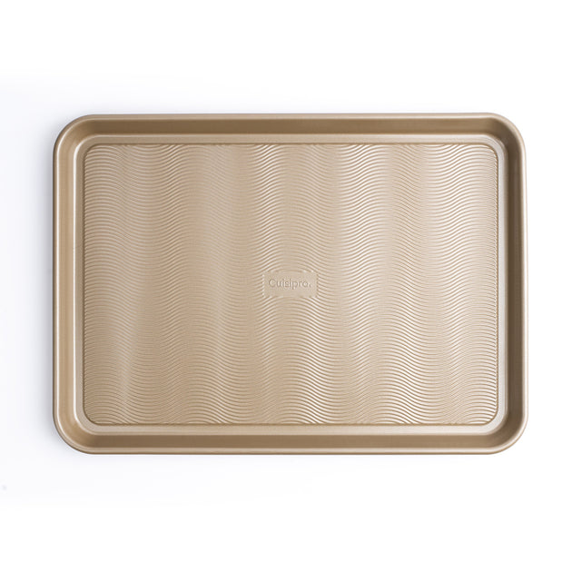Cuisipro Rectangular Baking Sheet Pan Silver 17.5 x 11.75 inch 2