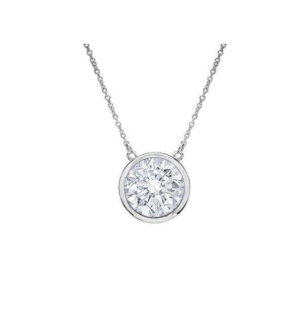 Diana M. Diamond Pendant White Gold 16 inch 2