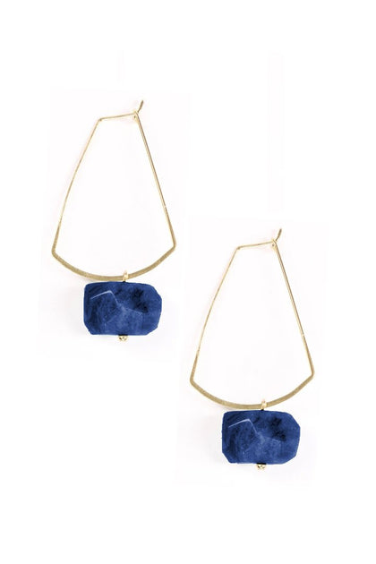 Candy Sofia Lapis Earrings Blue 2