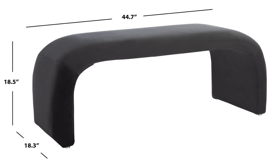 Safavieh Tenko Bench Black 4