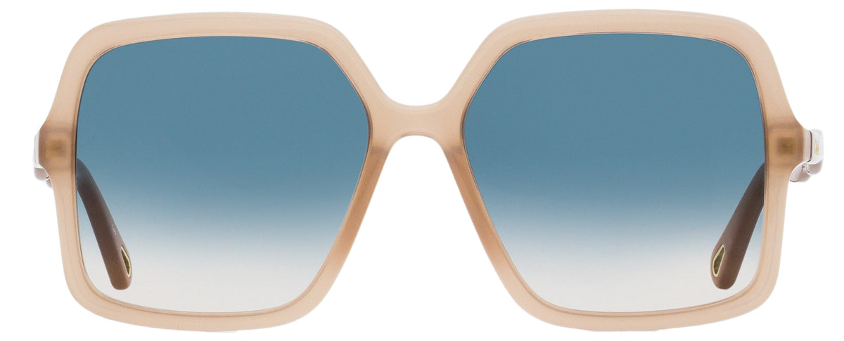 NEW Chloé CH0086S 003 Women\'s Beige  Sunglasses  Size 58-17-145
W/CASE Orig $410 Chloé® CH0086S Square Sunglasses - EuroOptica main image 3