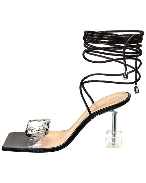 Mach & Mach Crystal Square Sandal Black EU 36.5 3