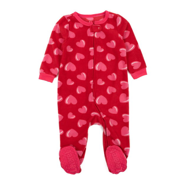 Leveret Kids Footed Fleece Pajamas Multi US 5T 2