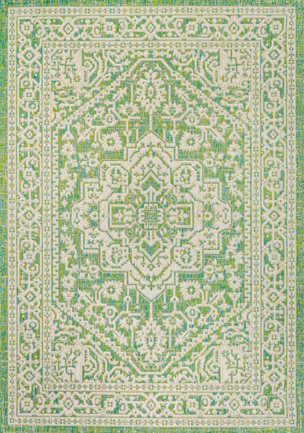 Jonathan Y Sinjuri Medallion Area Rug Teal 3