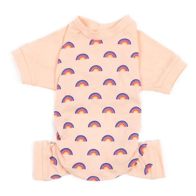 Leveret Pyjama en Coton pour Chien Pêche Rose Moyen 2