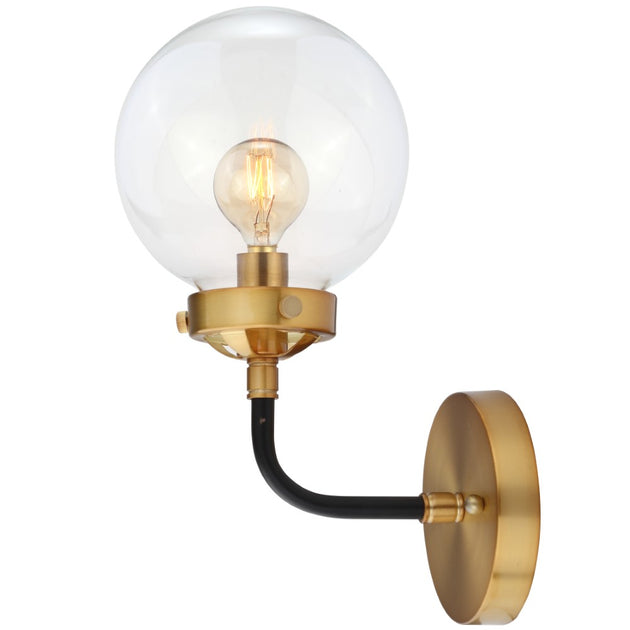 Jonathan Y Caleb 1-Light 6 inch Brass Vanity 3