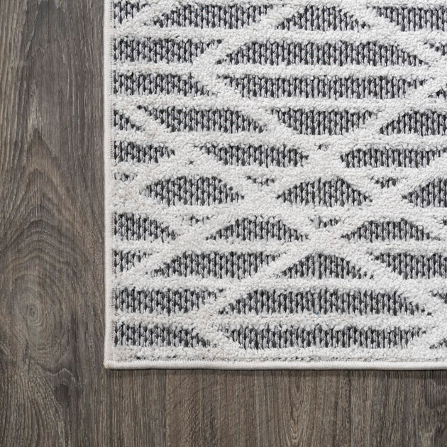 Jonathan Y Ararat Moroccan Diamond Rug Ivory 4