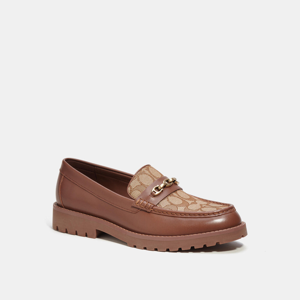 Coach Outlet Brooks Loafer In Signature Jacquard | ShopSimon