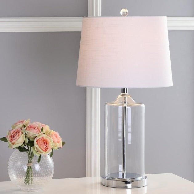 Jonathan Y Walsh 25" Glass LED Table Lamp 3