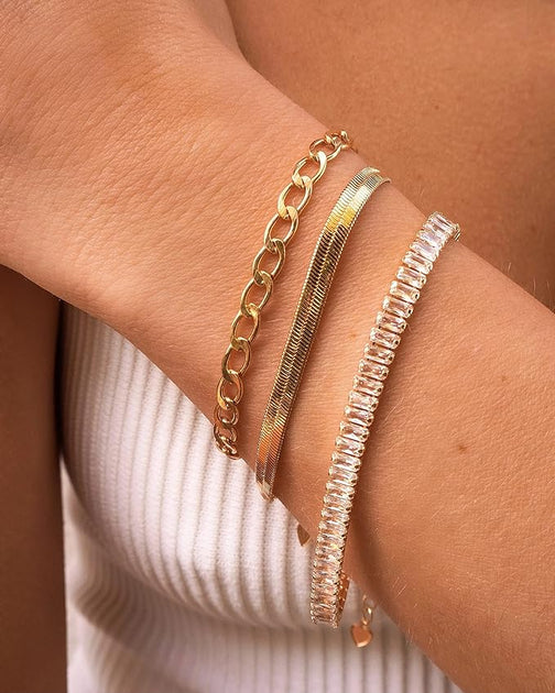 Liv Oliver Flat Link Bracelet Silver 3