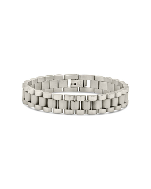 Sterling Forever CommentSold Thin Watch Band Chain Bracelet Silver 3