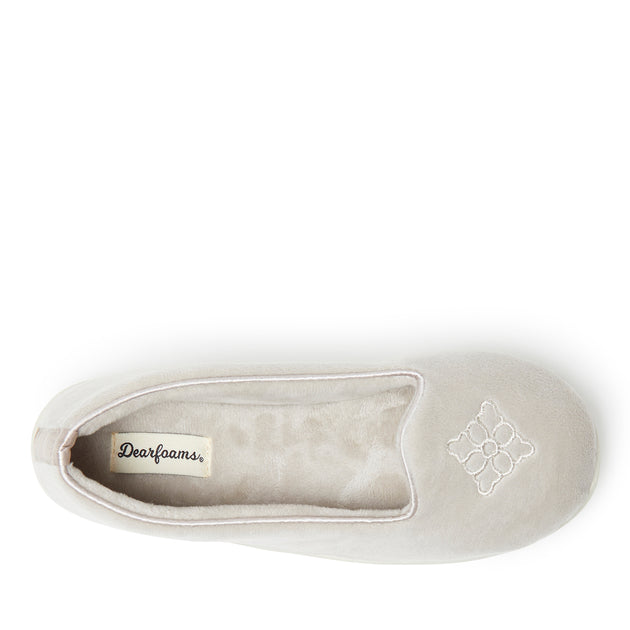 Dearfoams Rebecca House Slipper Black Medium 4