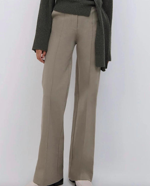 Jonathan Simkhai Kassandra Bootcut Pant Grey US 2 3