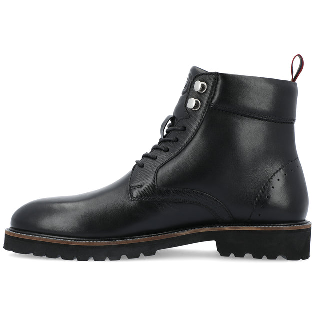 Thomas & Vine Simeon Plain Toe Ankle Boot Black US 13 3