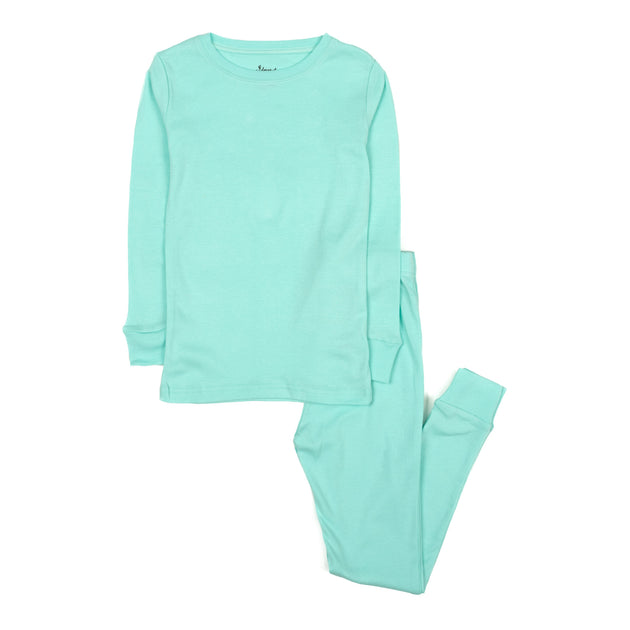 Leveret Kinder Zweiteilige Baumwoll-Pyjamas Orange US 12 3
