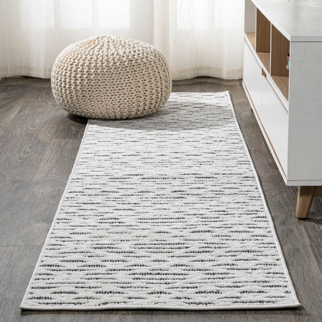 Jonathan Y Ararat Moroccan Diamond Rug Ivory 2